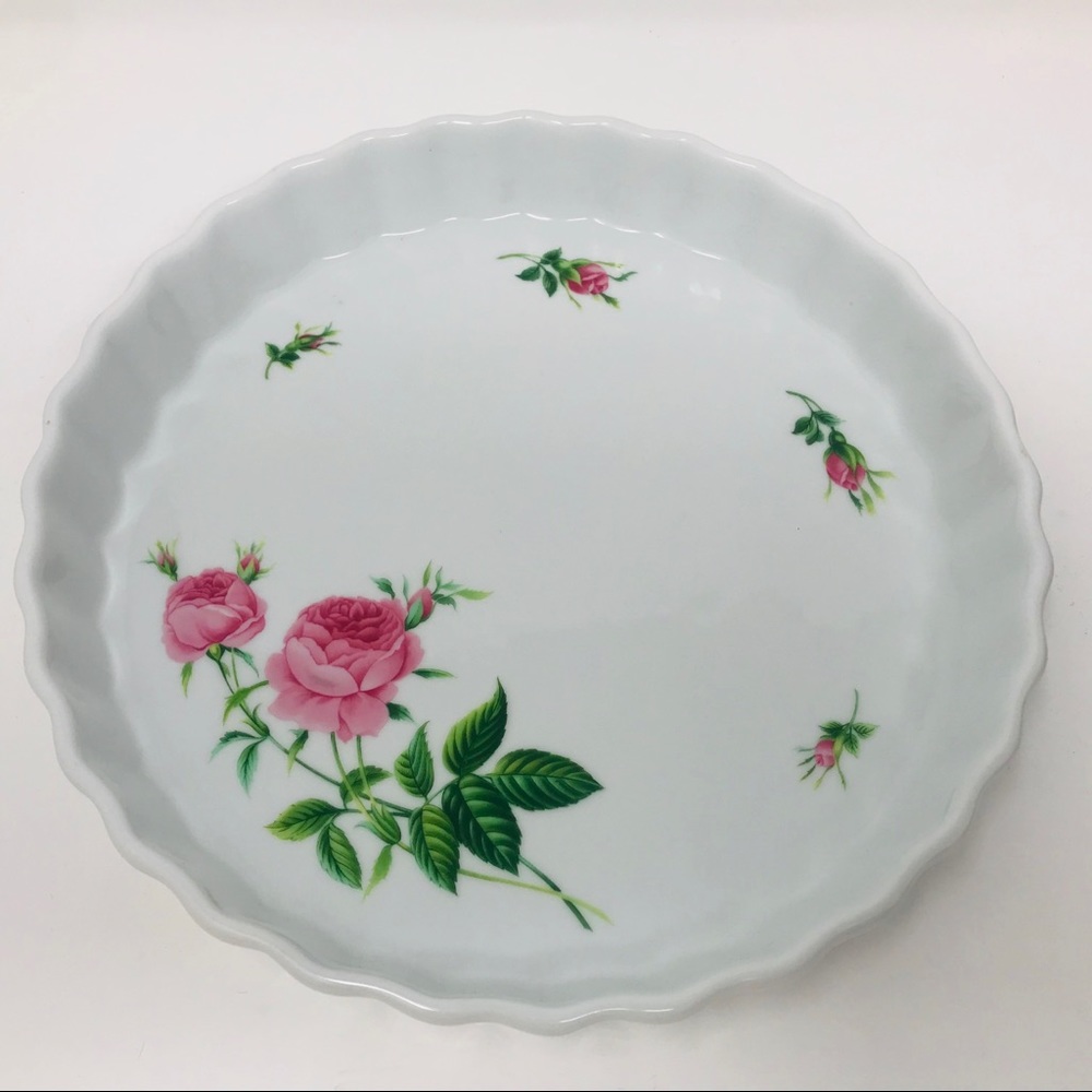 Christineholm Tart Quiche Flan Pie Pan Fluted Rose